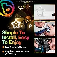 Vista 6 de Brightz BadgeBrightz - Luz LED para bicicleta en forma de estrella