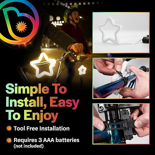 Miniatura 6 de Brightz BadgeBrightz - Luz LED para bicicleta en forma de estrella