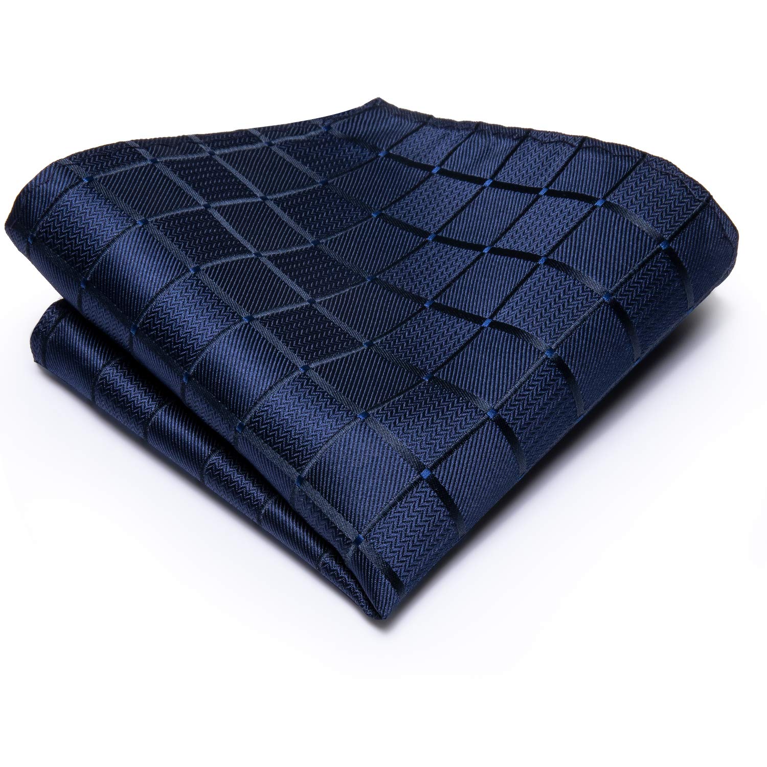 Hi-Tie Father Son Matching Ties and Pocket Square Set Silk Ties for Wedding Party Gifts