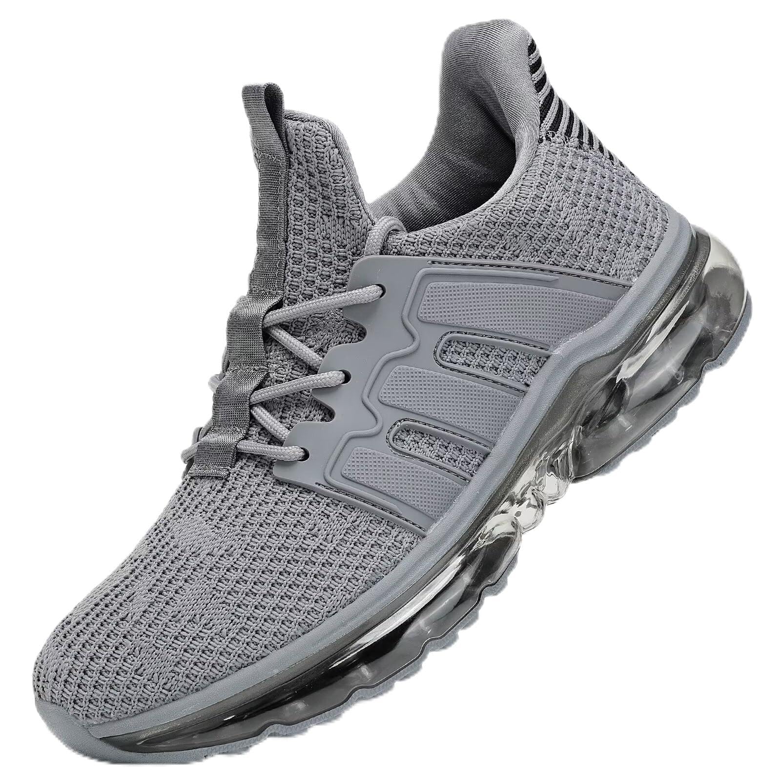 Men's Air Cushion Walking Shoes, Breathable Mesh Non Slip Comfort Sneakers for Work Casual Running Gym