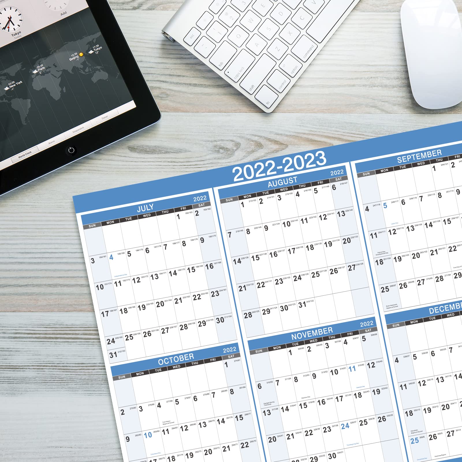 Buy 20222023 Yearly Wall Calendar 20222023 Wall Calendar with