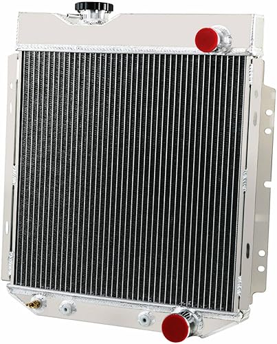Miniatura 3 de Radiador de aluminio completo de 3 filas compatible con Ford Mustang 1965 1966 Radiador 2.8L 3.3L 4.3L 4.7L L6 V8 y 1963 1964 1965 Mercury Comet,