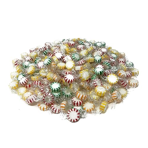 Caramelos duros Starlight con sabor a fruta, 3 libras, discos con sabor a manzana, fresa, limón y naranja, Old School Classic Starlights - Surtido disponible en Yaxa Peru