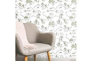 Peel and Stick Disney Winnie the Pooh Map for Memorable Rooms