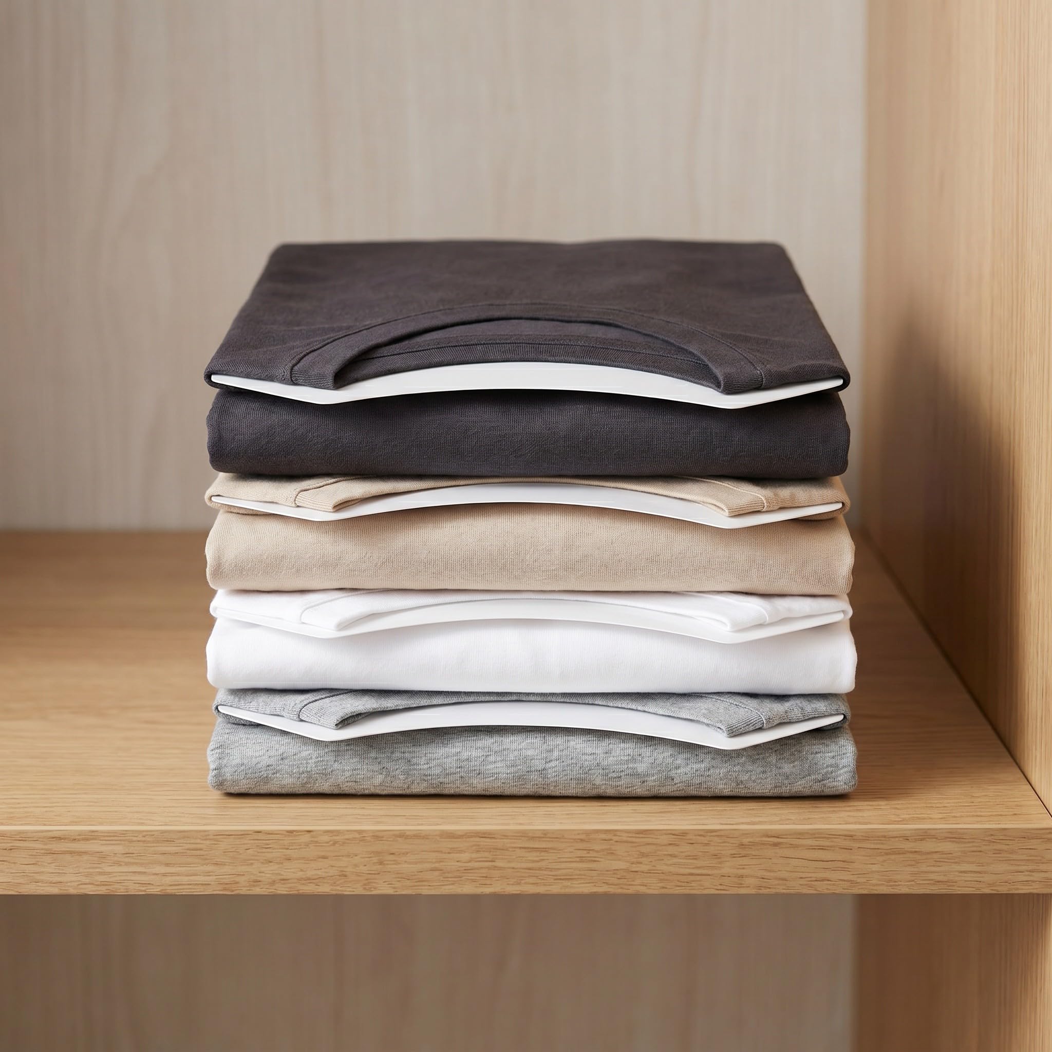 Artibetter 75 Inserts en Carton pour t-Shirts : présentoirs en Carton pour t-Shirts, emballages de vêtements DIY pour magasins de détail, 35 x 25 cm