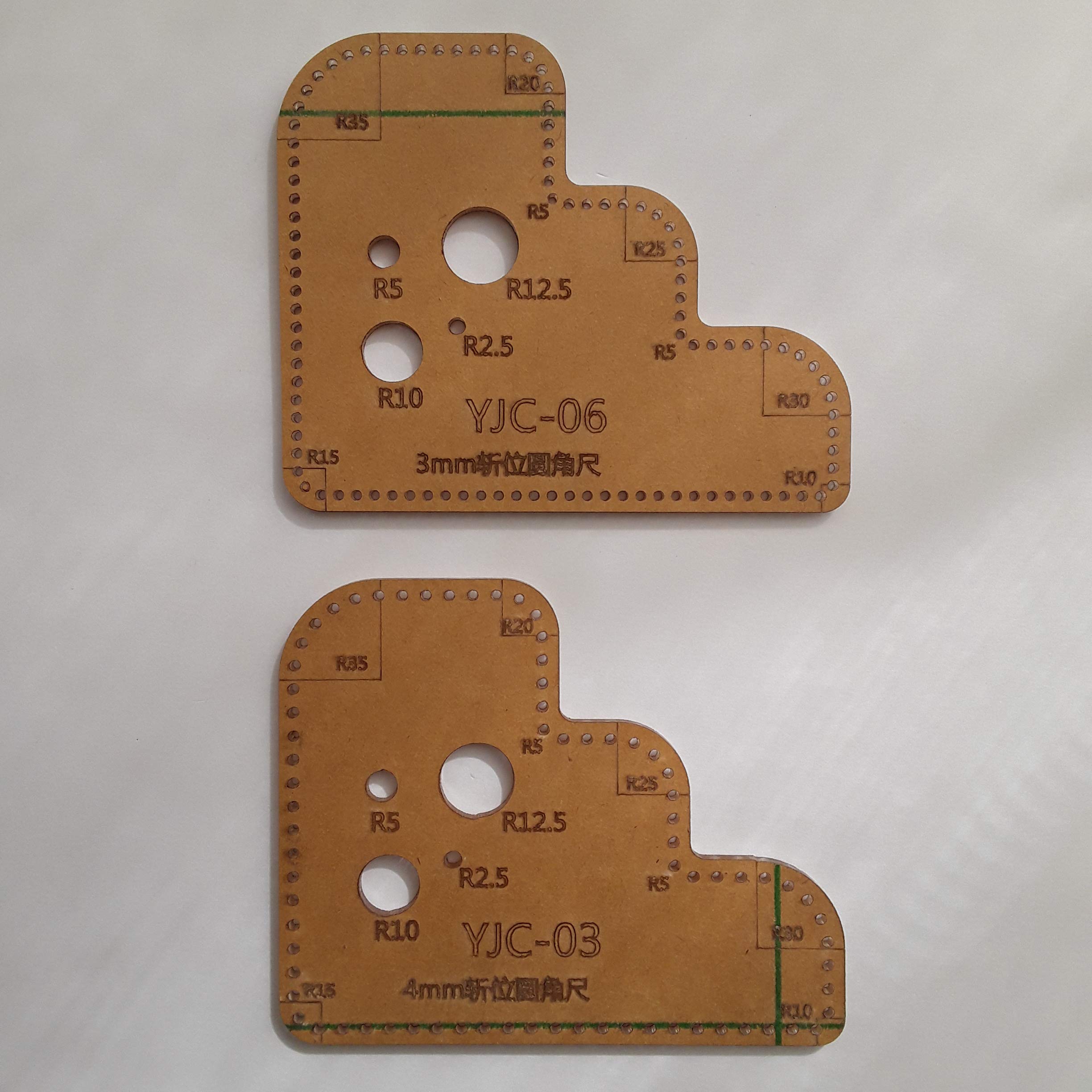 Amazon.co.jp: R定規 レザークラフト アクリル 切り出し 縁取り