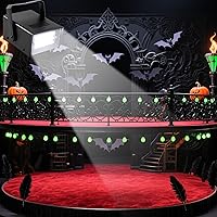 Vista 4 de ENUOLI Mini LED luz estroboscópica color blanco con 24 LED súper brillantes control de velocidad variable para efecto de luz de escenario