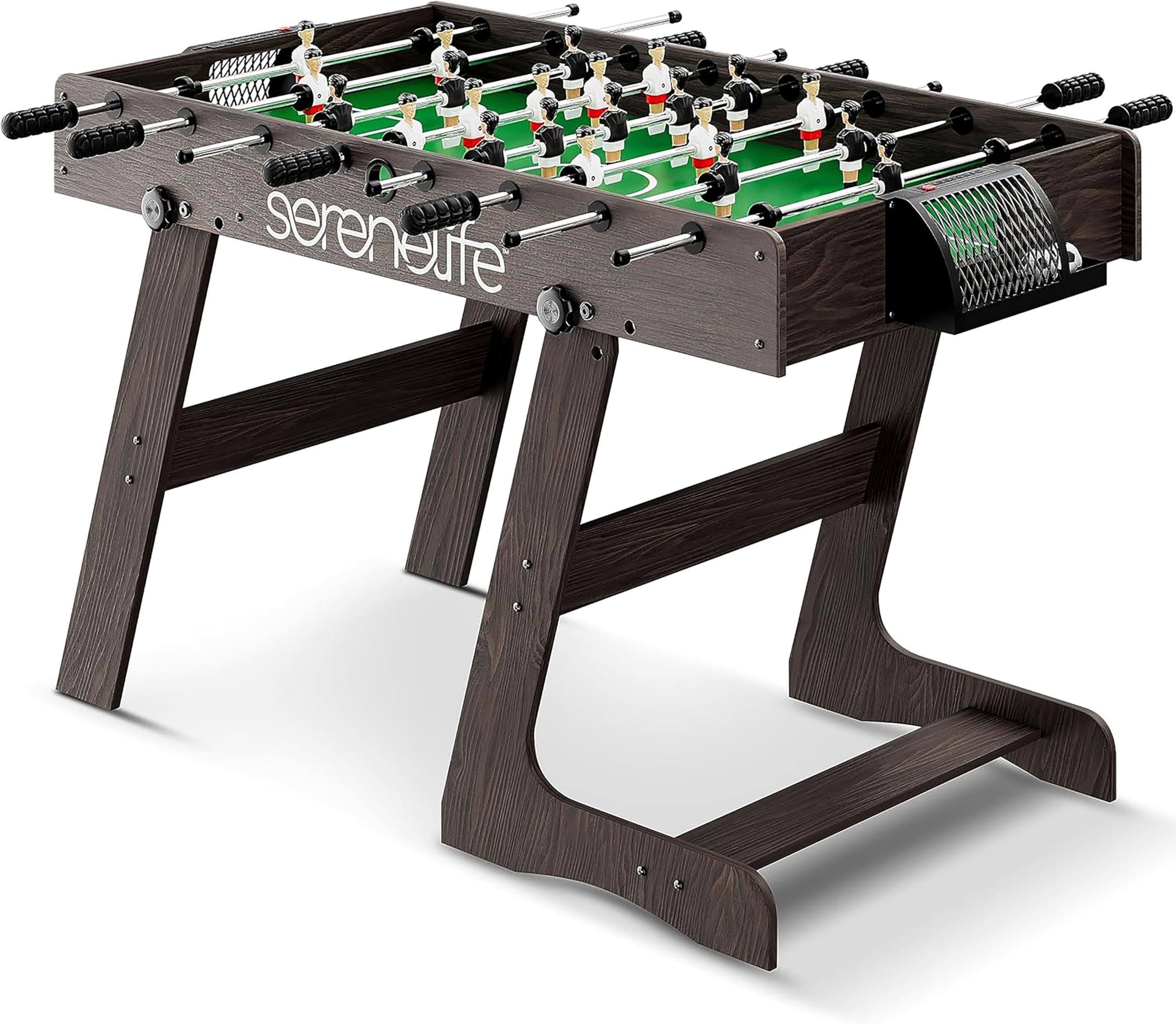 Serenelife futbolin, Tamaño competitivo de 48”, Futbol, para la casa, Sala de Juegos, Arcade