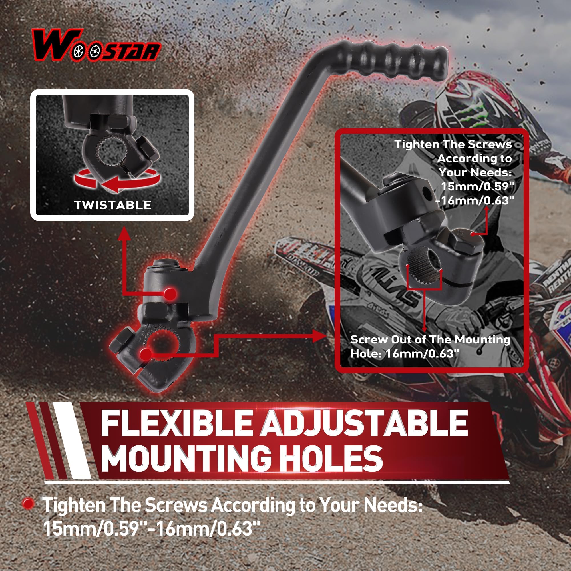 Accessoire Moto Protection Chute Levier De Vitesse Pliable WOOSTAR - Pour Pit Bike 50cc 70cc 90cc 110cc 125cc, Tête Bleue, Aluminium Levier Changement Moto Cross Accessoire Moto Protection Chute Levier De Vitesse Pliable WOOSTAR - Pour Pit Bike 50cc 70cc 90cc 110cc 125cc, Tête Bleue, Aluminium Levier Changement Moto Cross