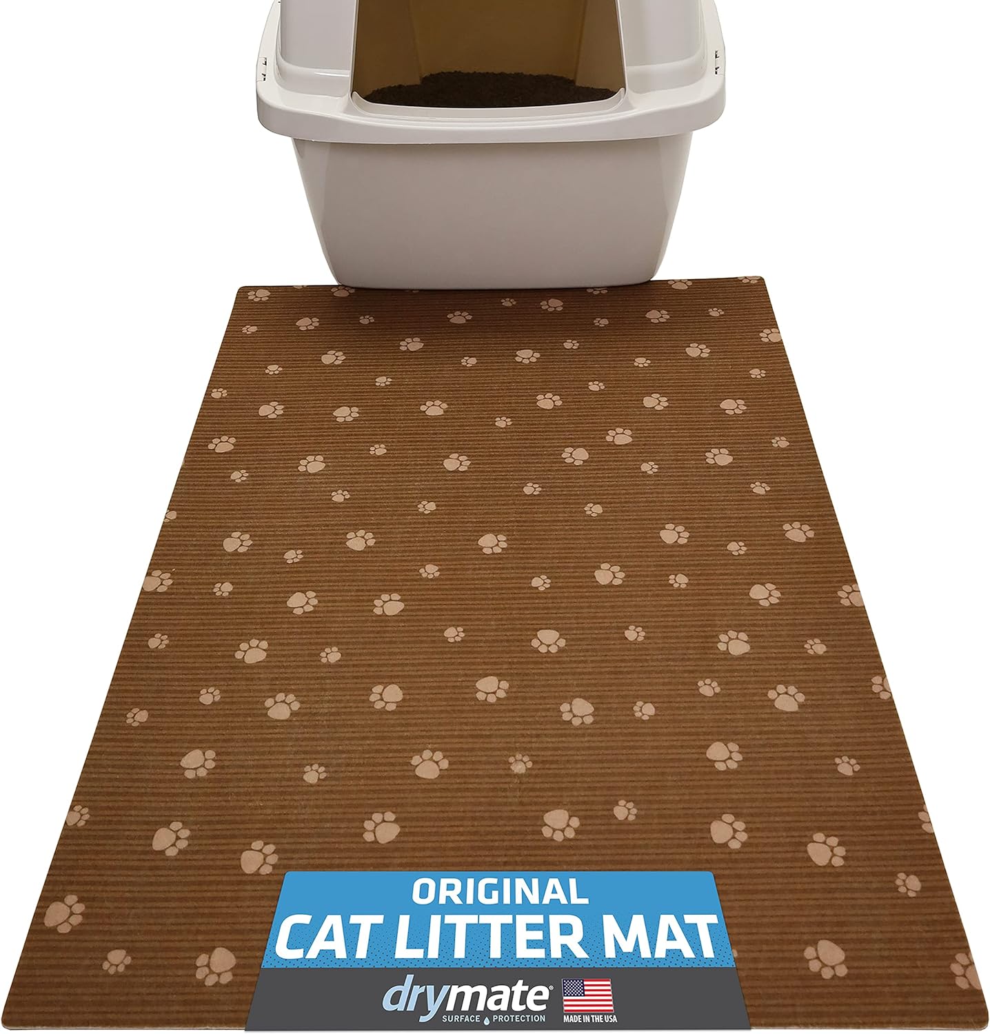 Drymate Original Cat Litter Mat, Contains Mess from Box for Cleaner