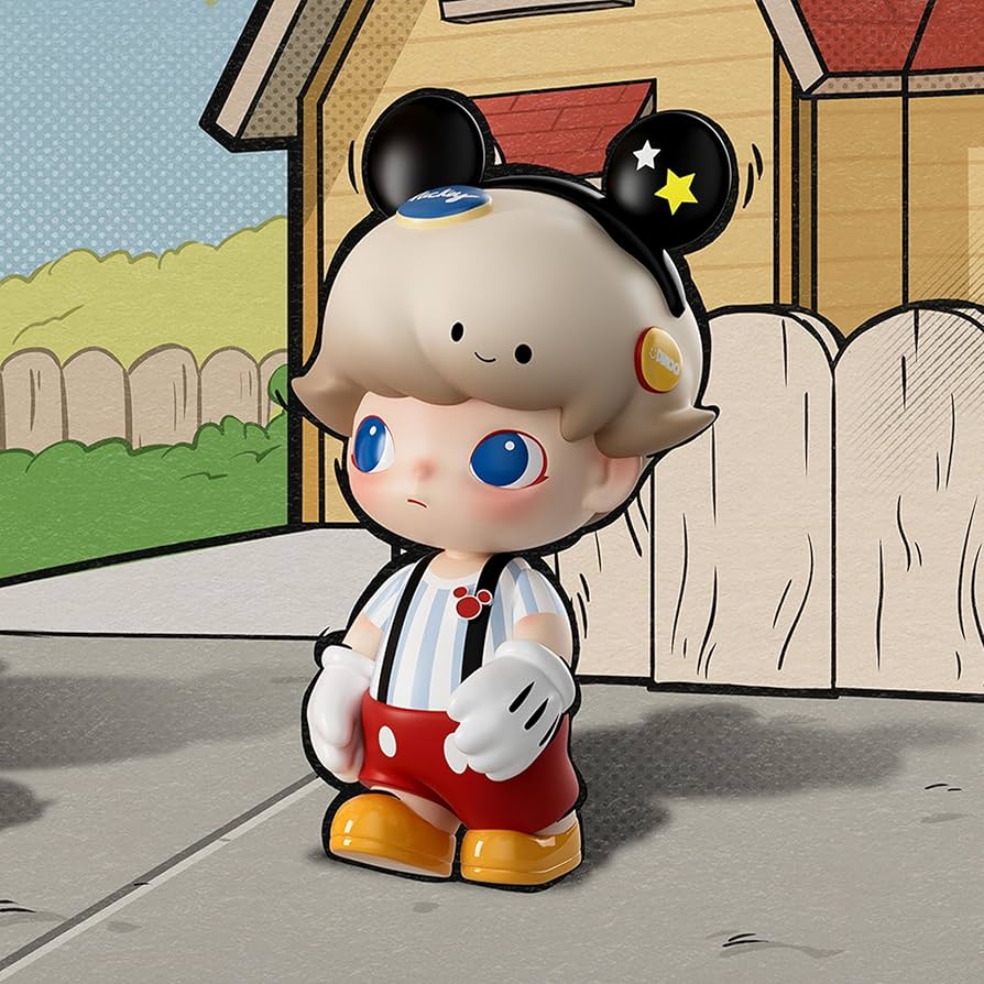 Amazon.com: POP MART MEGA JUST DIMOO 400% Mickey Mouse 11.02