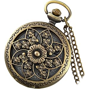 Amazon.co.jp: Lancardo 懐中時計 アンティーク スケルトン