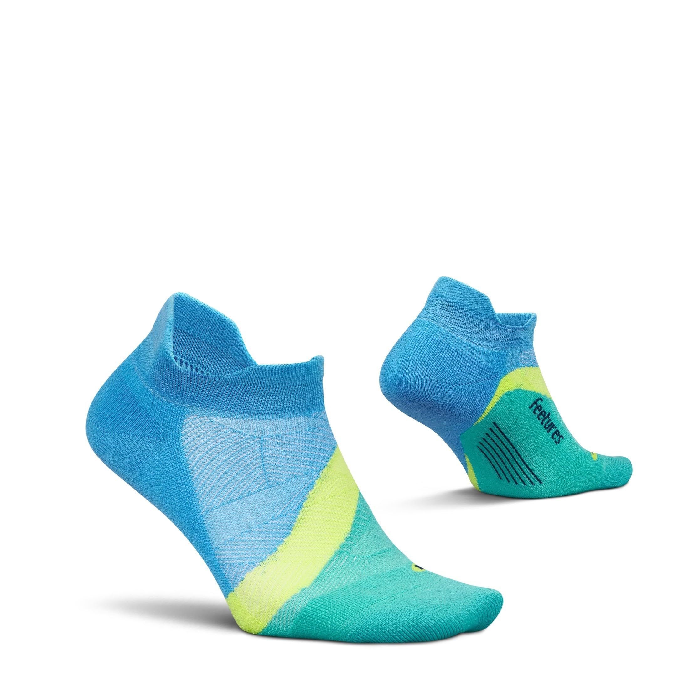 Feetures Elite Light Cushion No Show Tab Sock Wave