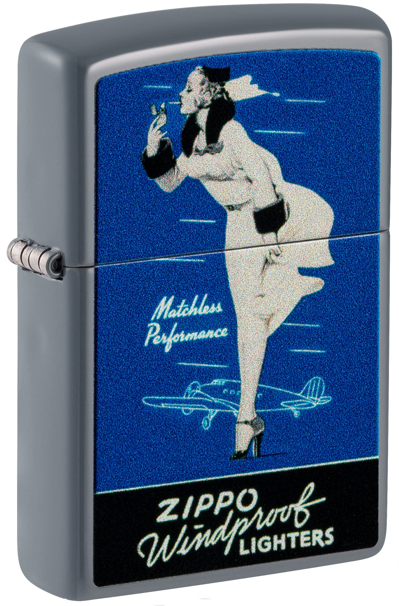 Zippo Sturmfeuerzeug Windy Design Founder Set Nachfüllbar Windfest Geschenkbox