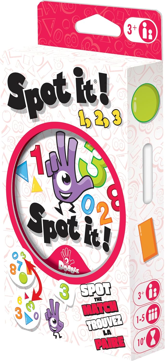 Asmodee : Spot it / Dobble 123 (Bilingue) 3+