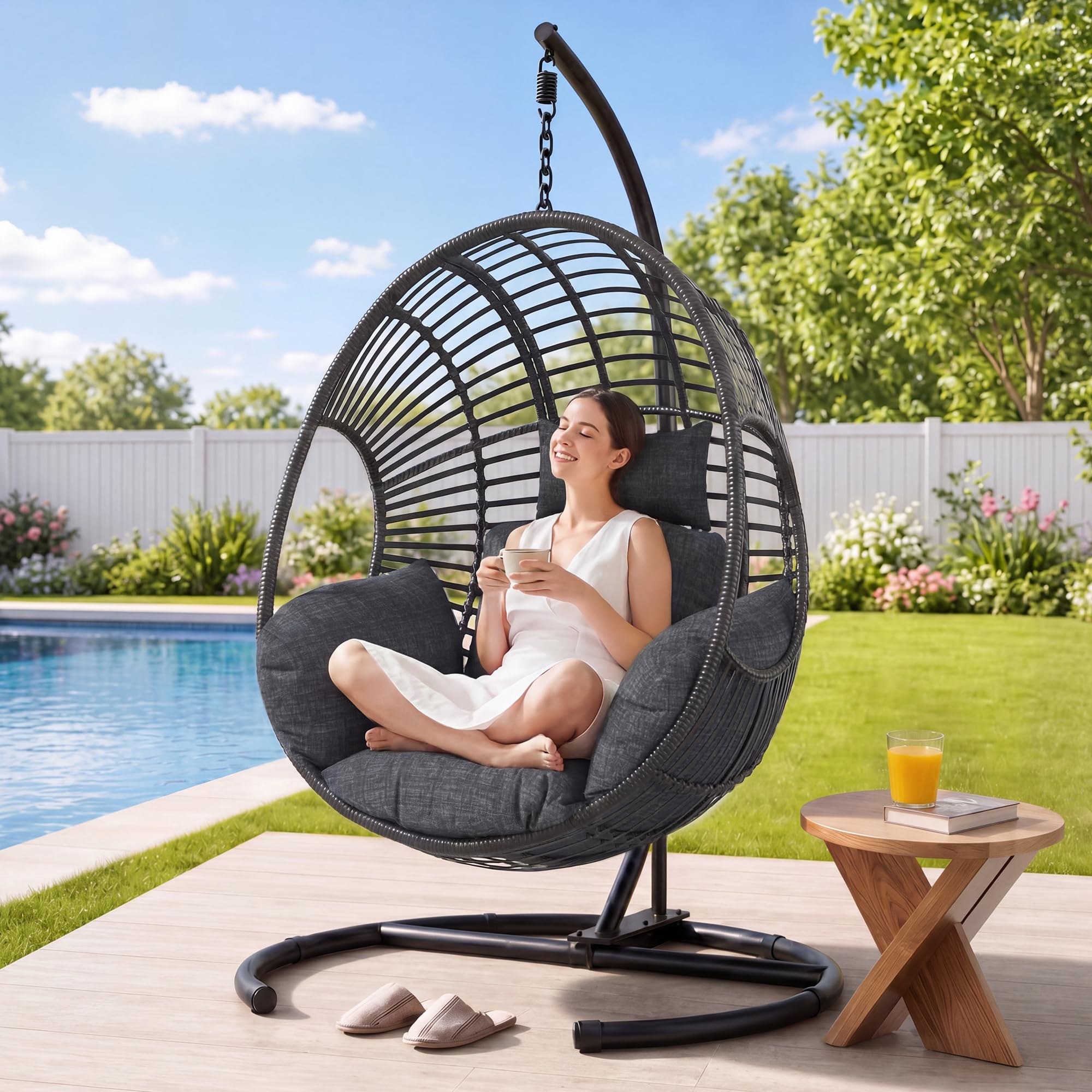 CHINNLUU Oversized Egg Chair