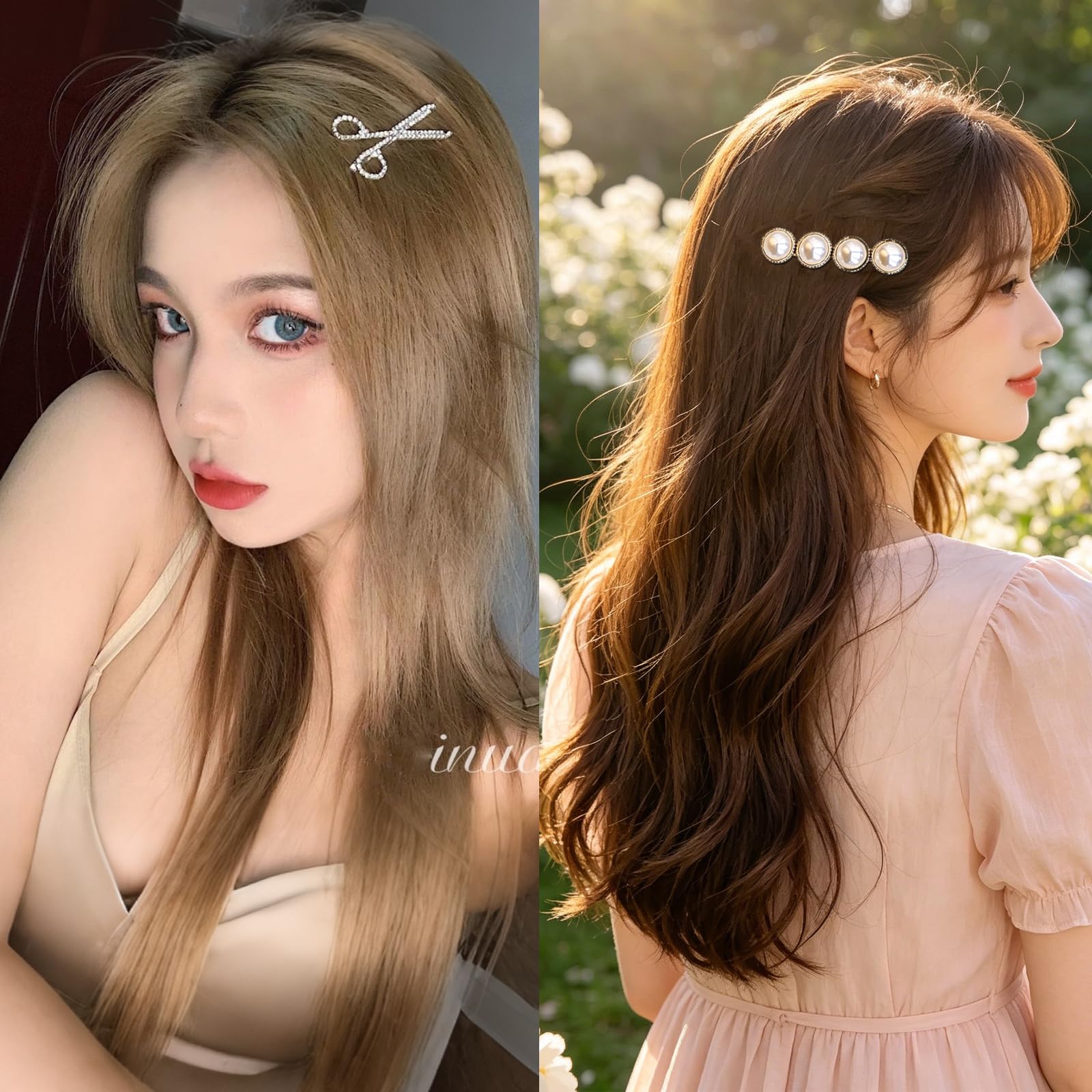 Amazon | Dorasu パール ヘアクリップ 11 種セット ヘアピン ダック