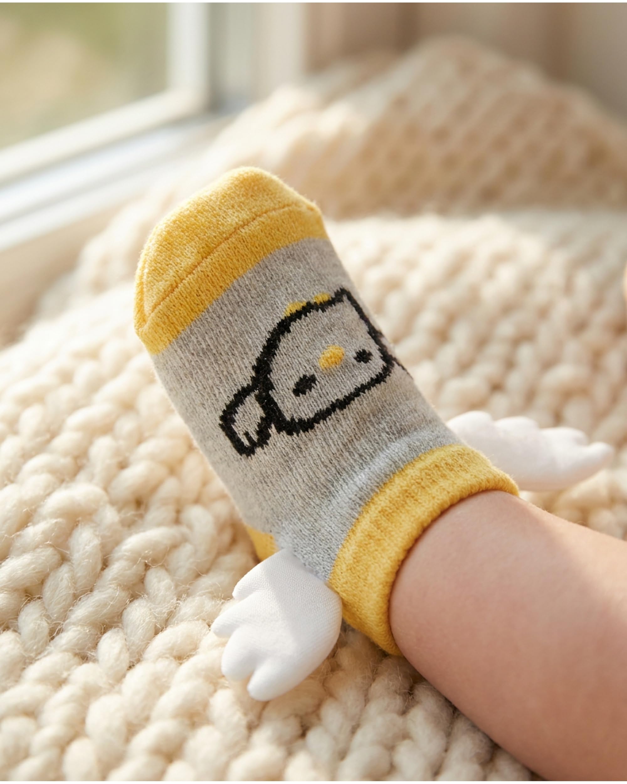 Harry Potter Babysocken für Jungen, 3er-Pack, Geschenkset (0–12 Monate) – Babyschuhe für Jungen mit Umhang, Grau/Orange/Weiß, 0-12 Monate