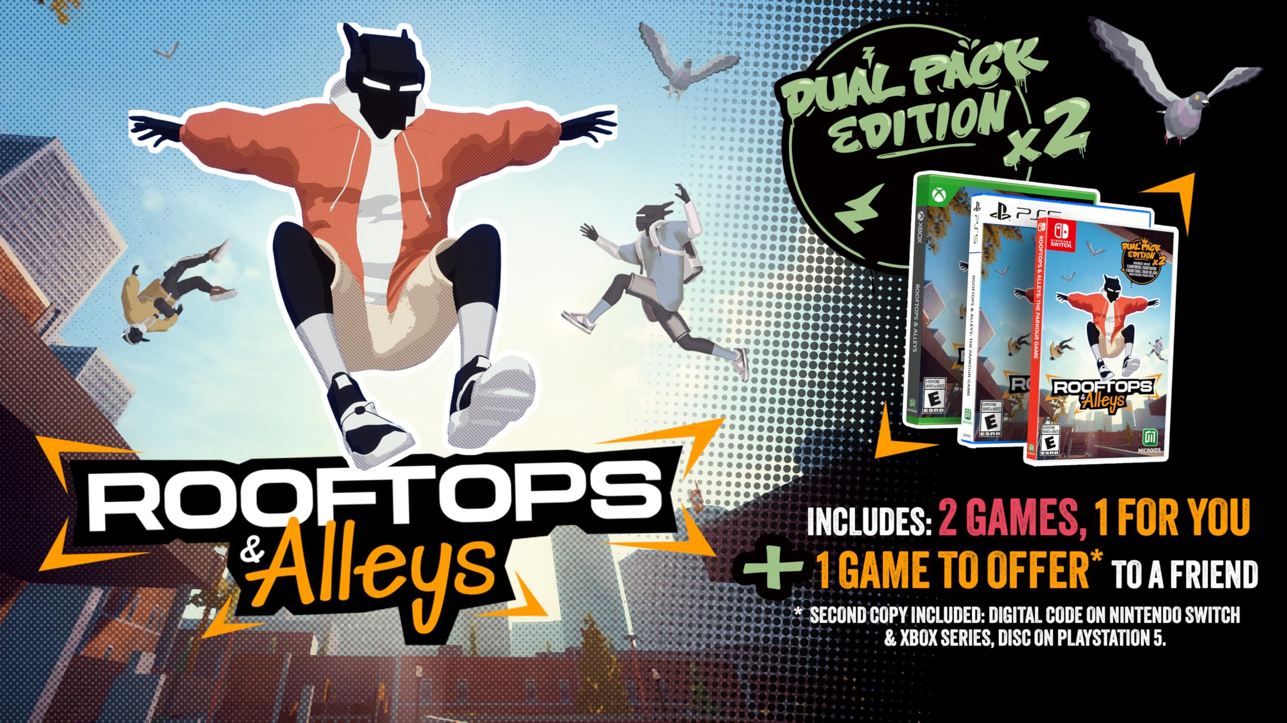 Rooftops & Alleys: Dual Pack Edition - Nintendo Switch - Very Good - Used Game - Image 2