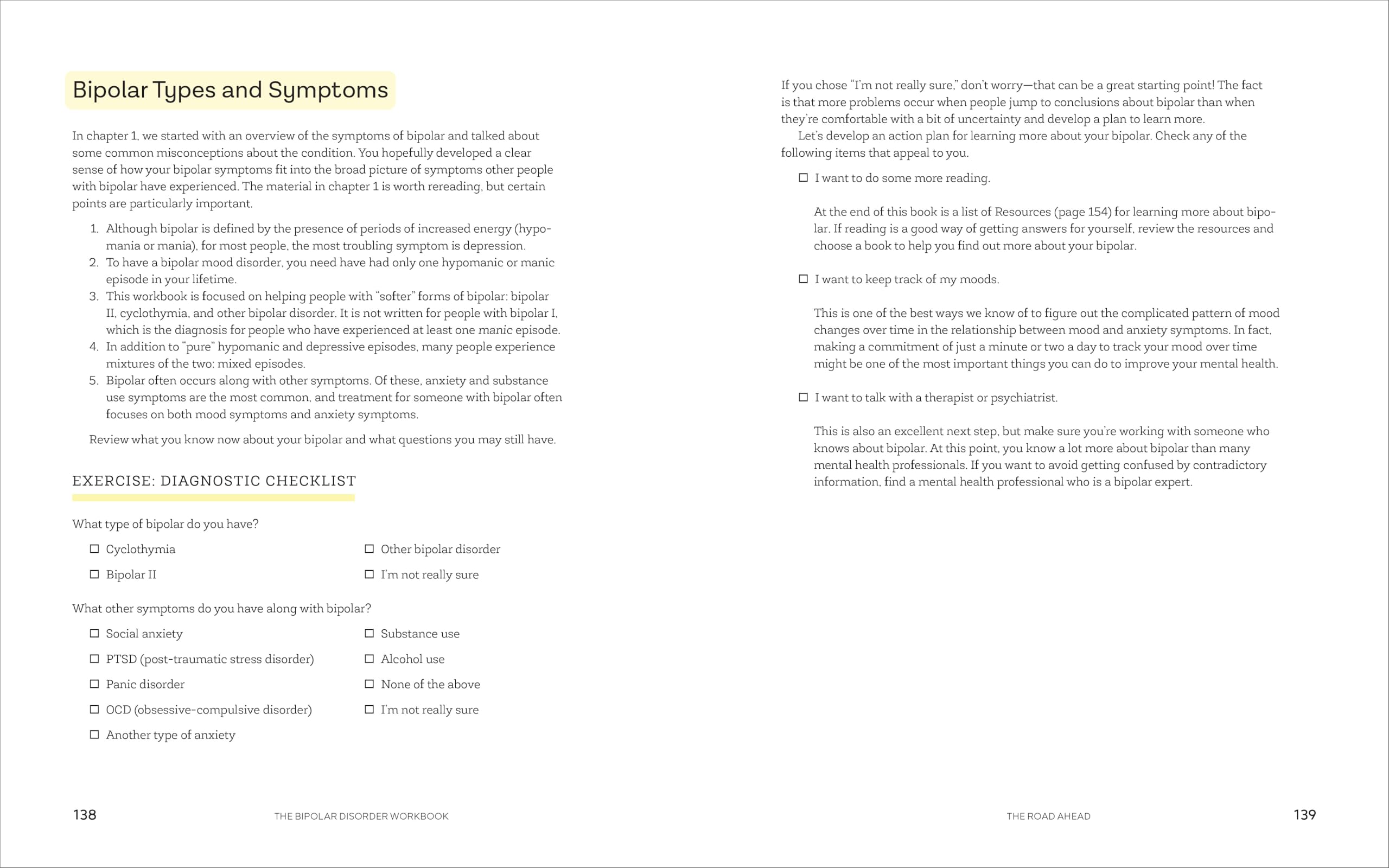 The Bipolar Disorder Workbook: Powerful Tools and Practical Resources for Bipolar II and Cyclothymia