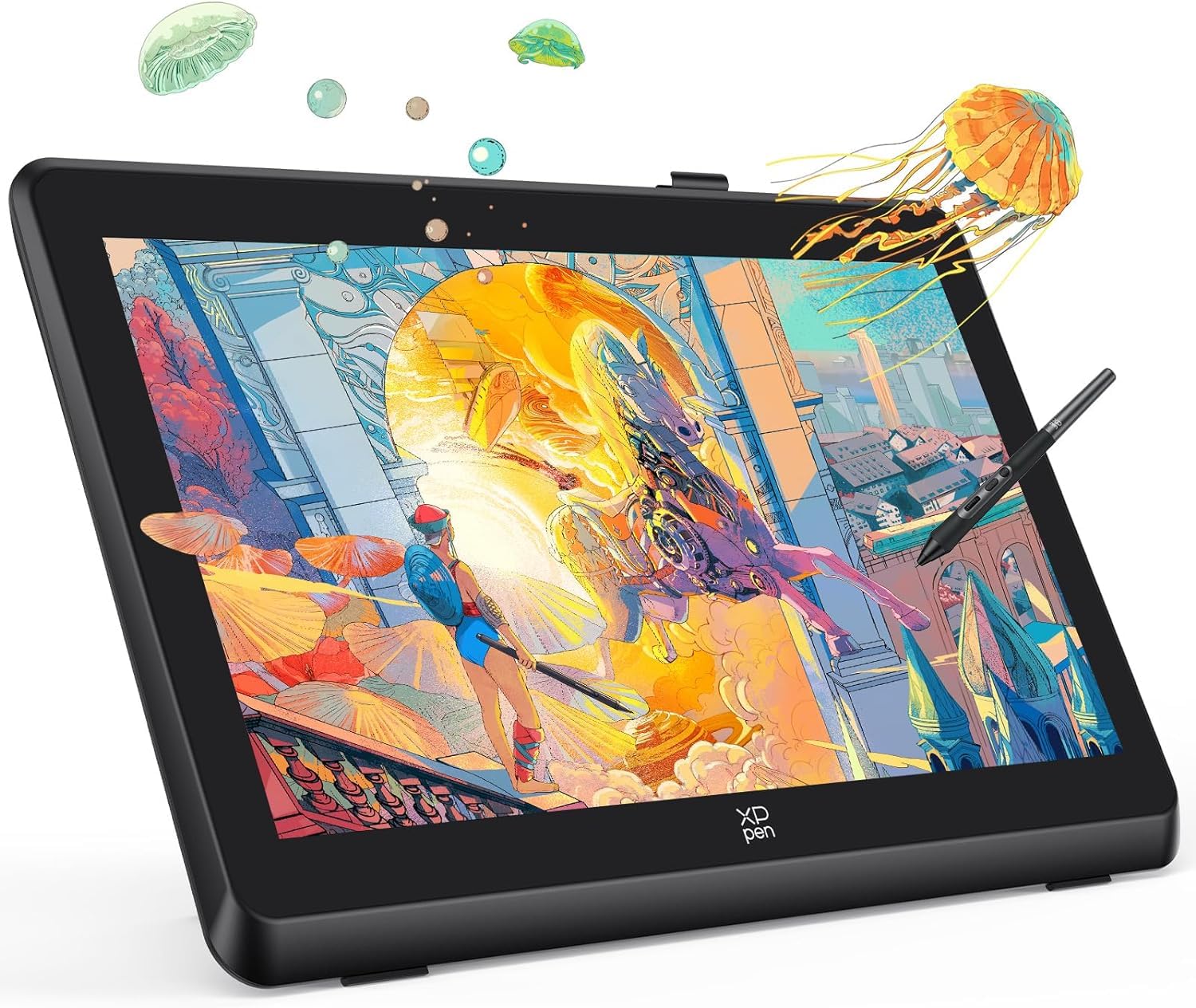 XPPen Tavoletta grafica con schermo Artist 22 Plus da 21,5" | Con X3 Pro Smart Chip │130% sRGB│16K livelli di pressione│Antiriflesso e Anti-impronta│1920 x 1080│Supporta inclinazione 60°