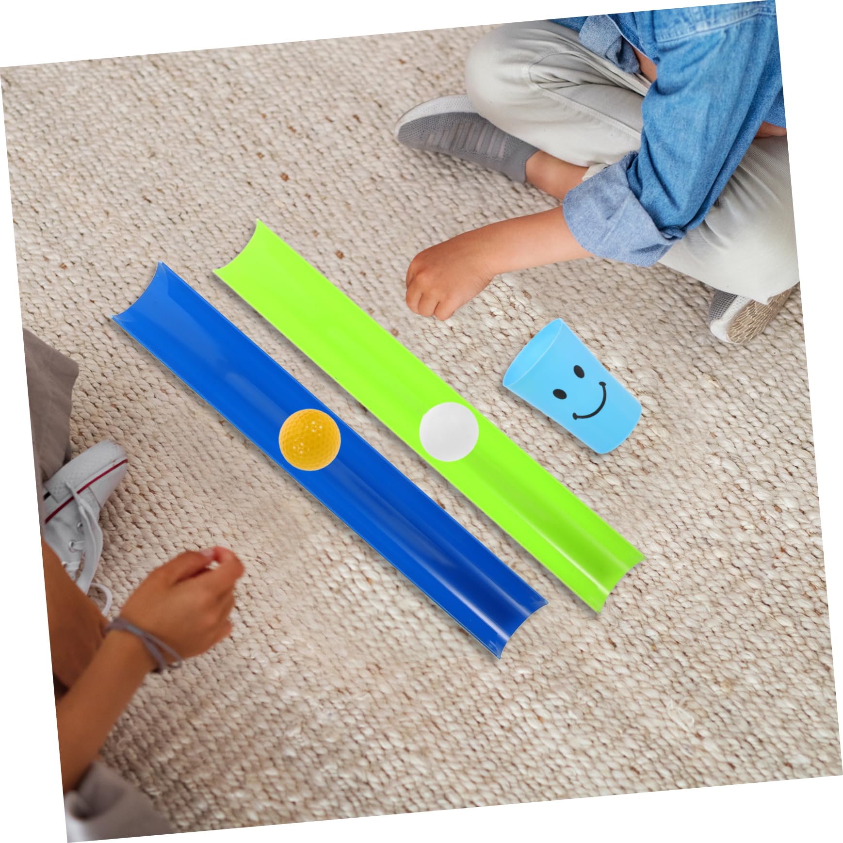 iplusmile Giochi di Stabilità in Plastica, Set 1, per Attività di Gruppo e Team Building, Resistente, per Field Day e Compleanni Stile Casuale