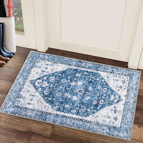 Miniatura 37 de COMSLE Alfombra Runner Bohemia, 2' x 7' Alfombras Lavables para Pasillo de Lana Sintética Pequeña Alfombra de Área de Cocina Alfombra Decorativa