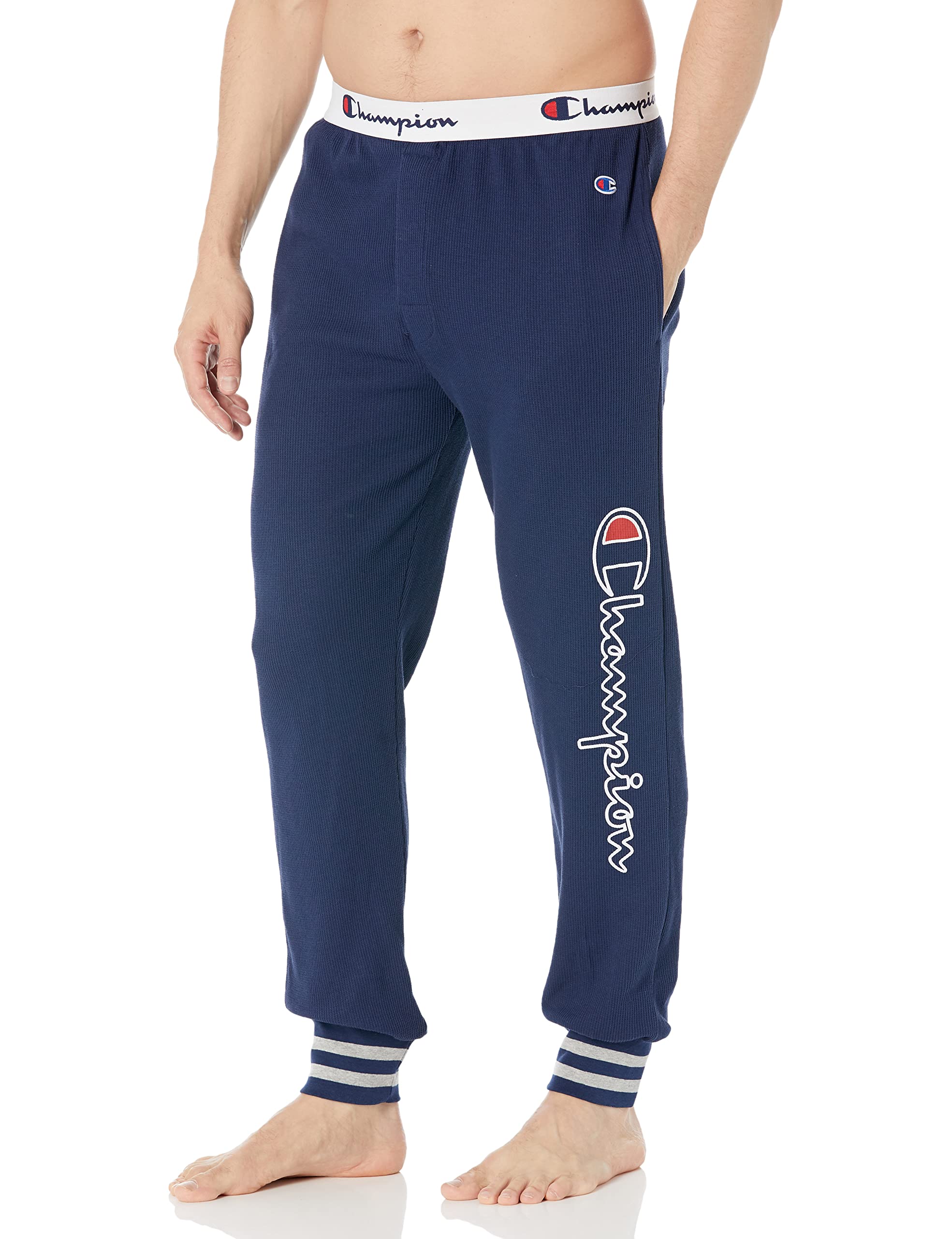 ChampionMen's Waffle Rib Cuff Sleep Pant