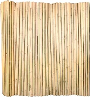 Natural Bamboo Fence 6ft H x 8ft L x 0.7In D, Eco-Friendly Privacy Fence...