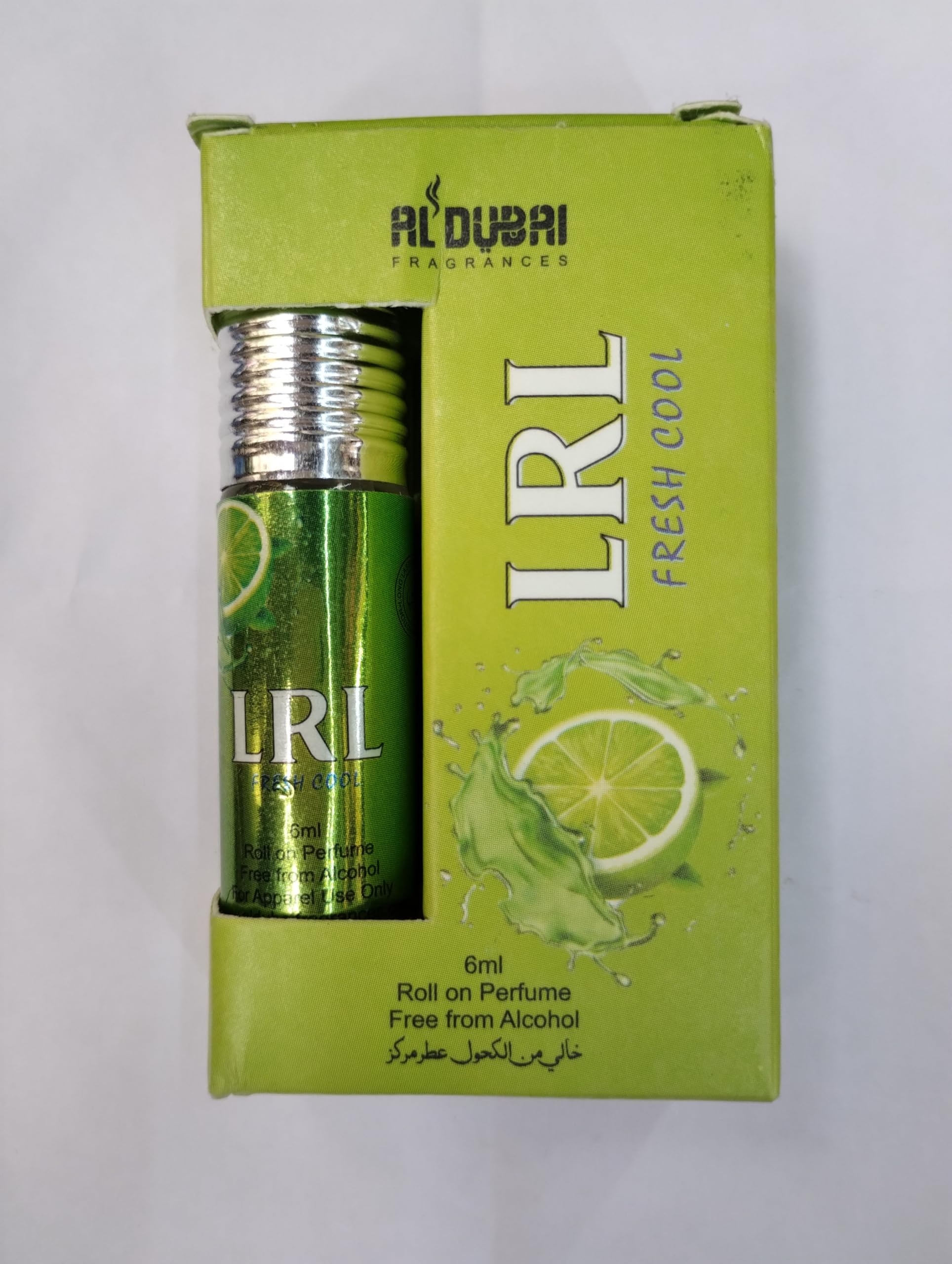 Al Dubai LRL Fresh Cool Long Lasting Roll-On Perfume, Alcohol-Free, Lime Fragrance, 6ml Attar-image-12