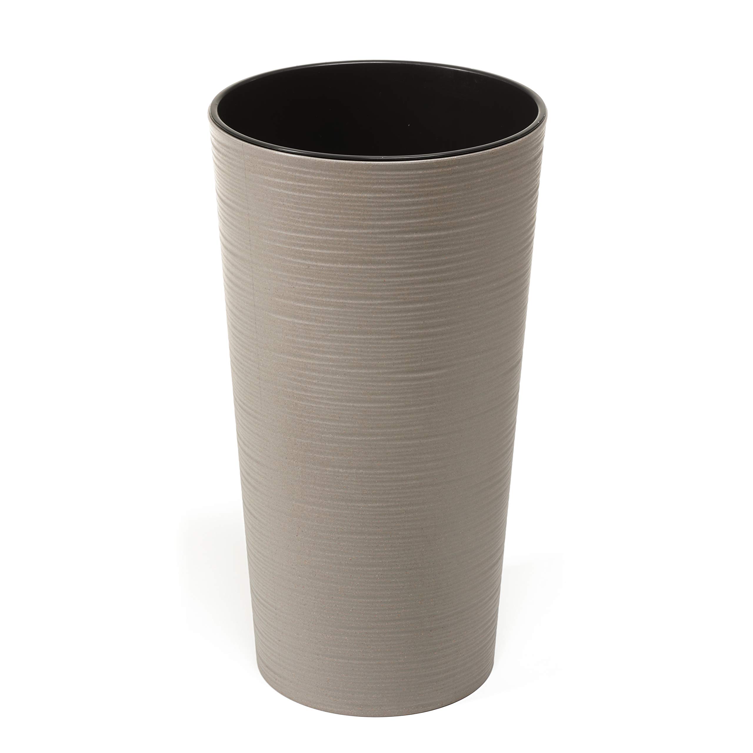 Eco Flowerpot Herb Plant Flower pot | Lilia | Windowsill Holder Balcony Garden Container Bucket | Home Decor | Mix! Match! Play! (Grey)