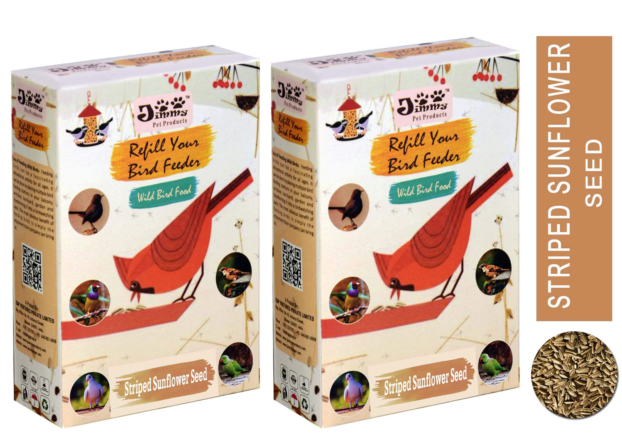JiMMy Pet Products Sunflower Seeds Bird Food Striped Sunflower Seeds 800 Grams (B07H9GB3P2) Amazon Price History, Amazon Price Tracker