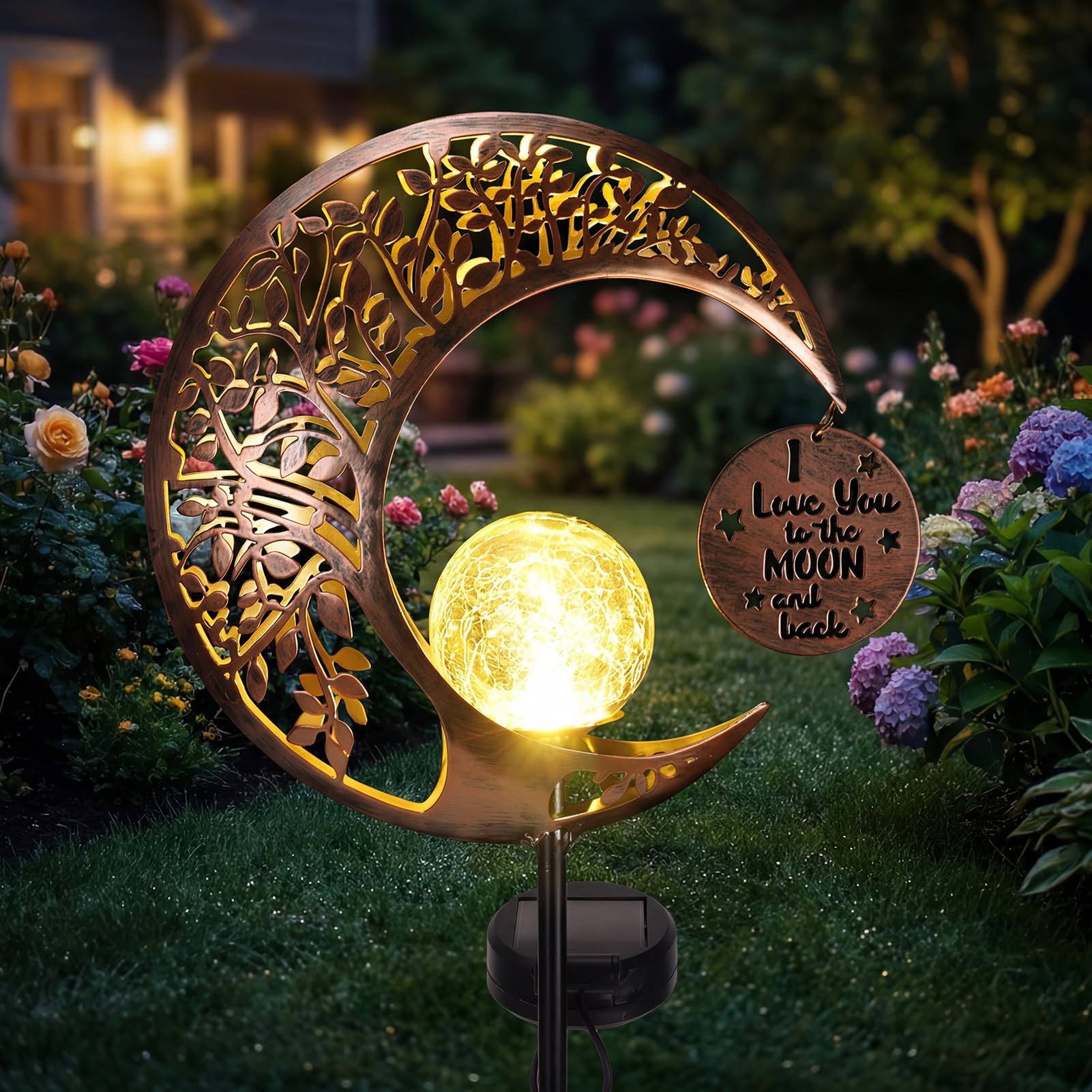 MEBRUDY Figurine solaire fée lunaire