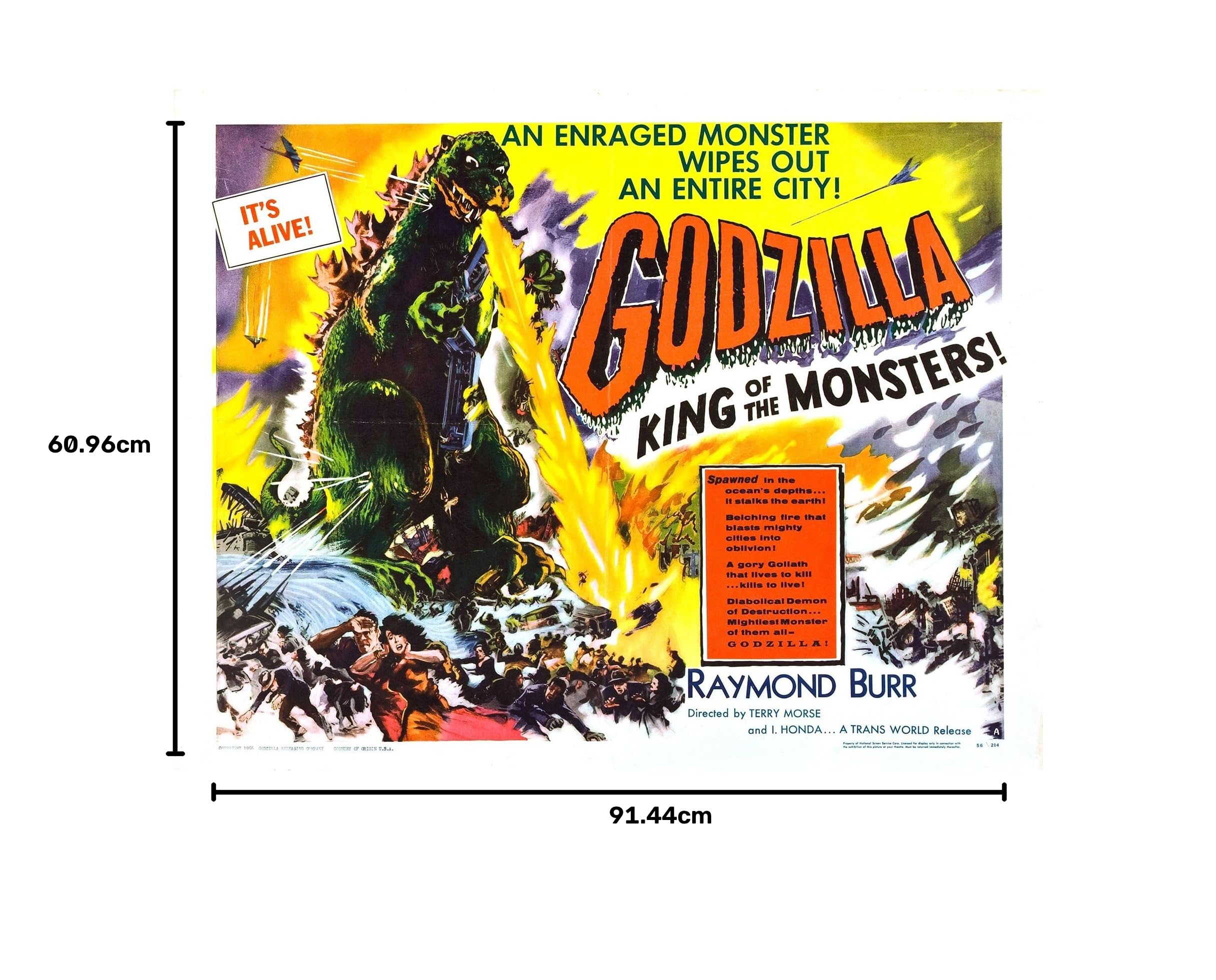 Amazon.co.jp: Godzilla King of the Monsters 1956 Vintage Movie