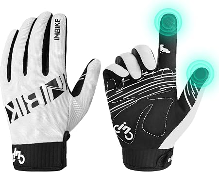 INBIKE Cycling Gloves for Men Women Anti-Slip Padded Mountain Biking Glove