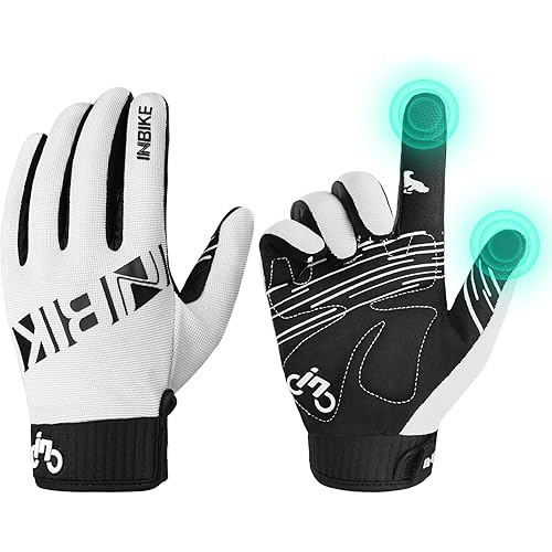 INBIKE Cycling Gloves for Men/Women Bike Gloves with Touchscreen-Padded Anti-Slip Mountain Biking MTB Bicycle Gloves for Cycling/Workout/Gym/Outdoor