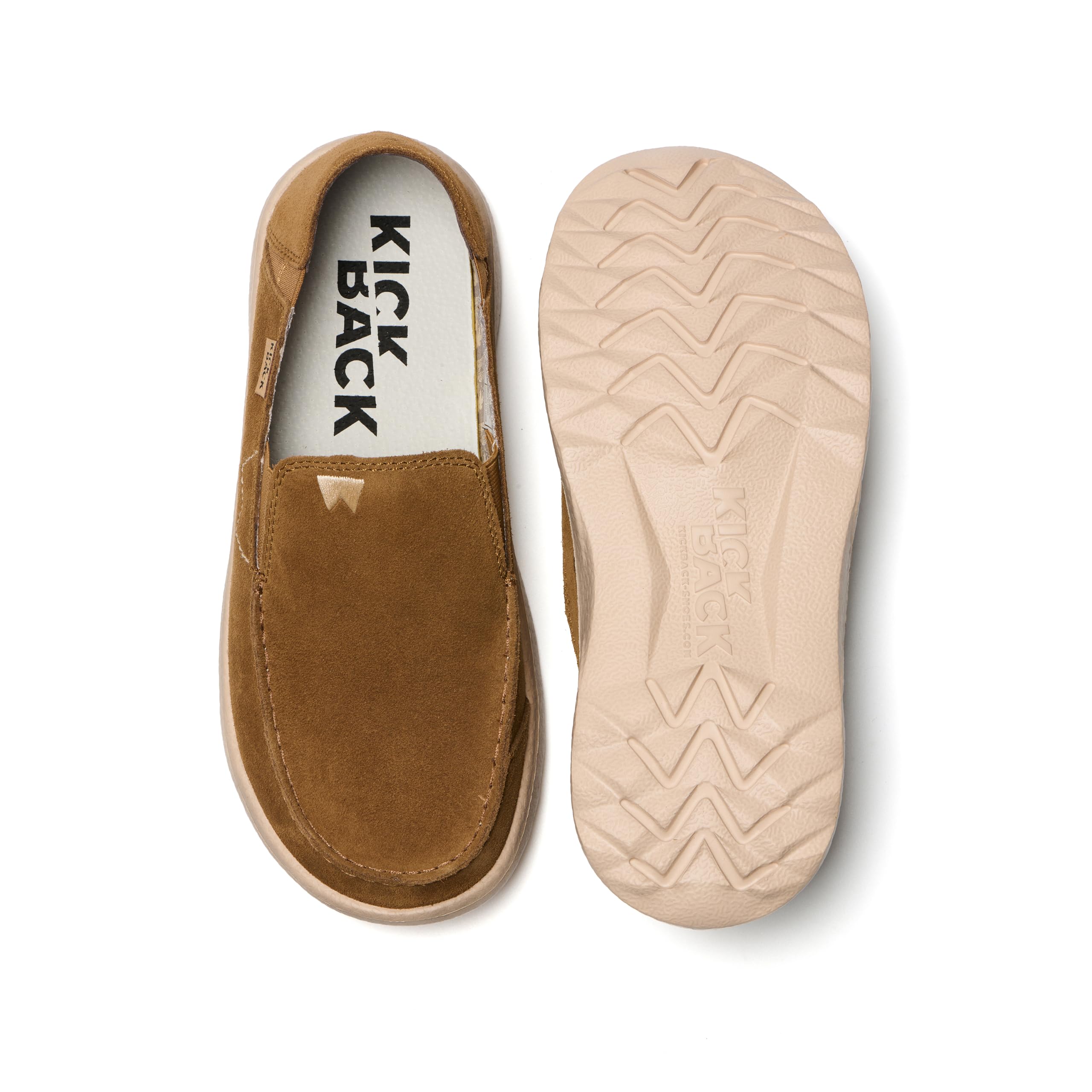 Kickback Couch 2.0 Suede - Herren Loafers - Wildleder Slipper Herrenschuhe - Weiches Wildleder Obermaterial mit Leder gefüttert herausnehmbare Einlegesohlen