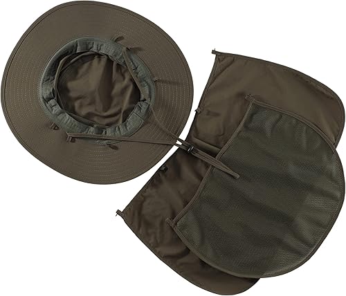 Miniatura 6 de Home Prefer UPF50+ Sombrero de sol para hombre con solapa para el cuello ala ancha protección solar UV sombrero con solapa para el cuello para mujer