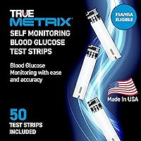 Vista 2 de True Metrix - Tiras reactivas para medir la glucosa en sangre, 50