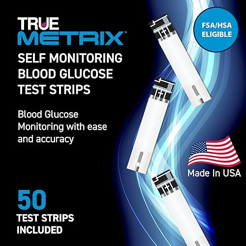 Miniatura 2 de True Metrix - Tiras reactivas para medir la glucosa en sangre, 50