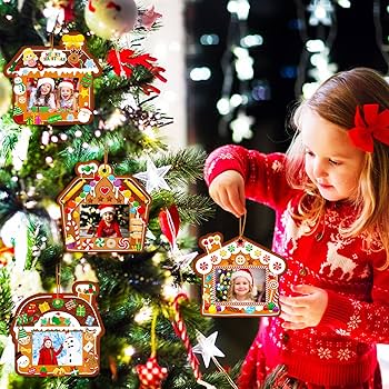 クリスマスオーナメントセット　フォトフレーム Amazon.co.jp: クリスマス写真フレームオーナメント プレゼント