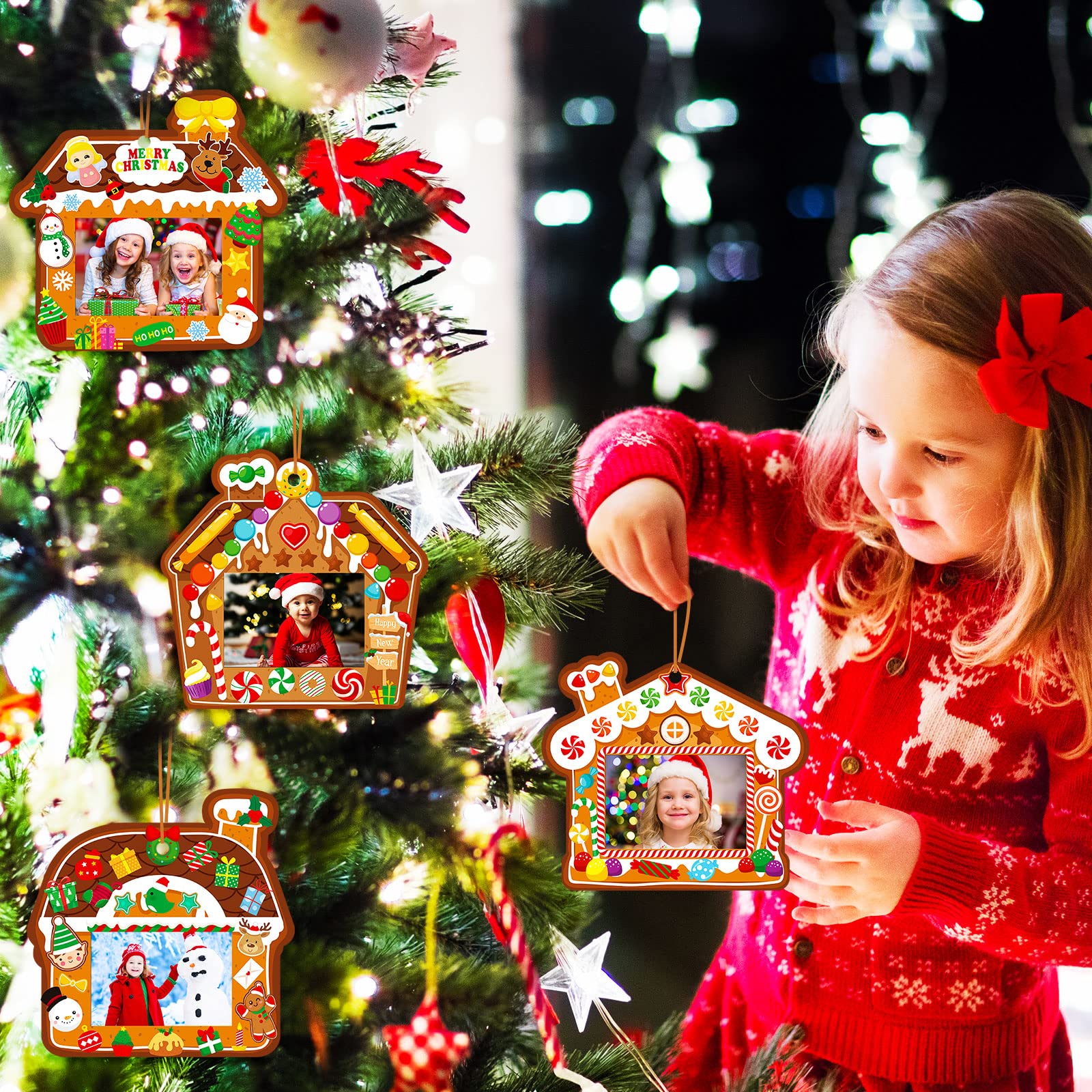 Amazon.co.jp: クリスマス写真フレームオーナメント プレゼント