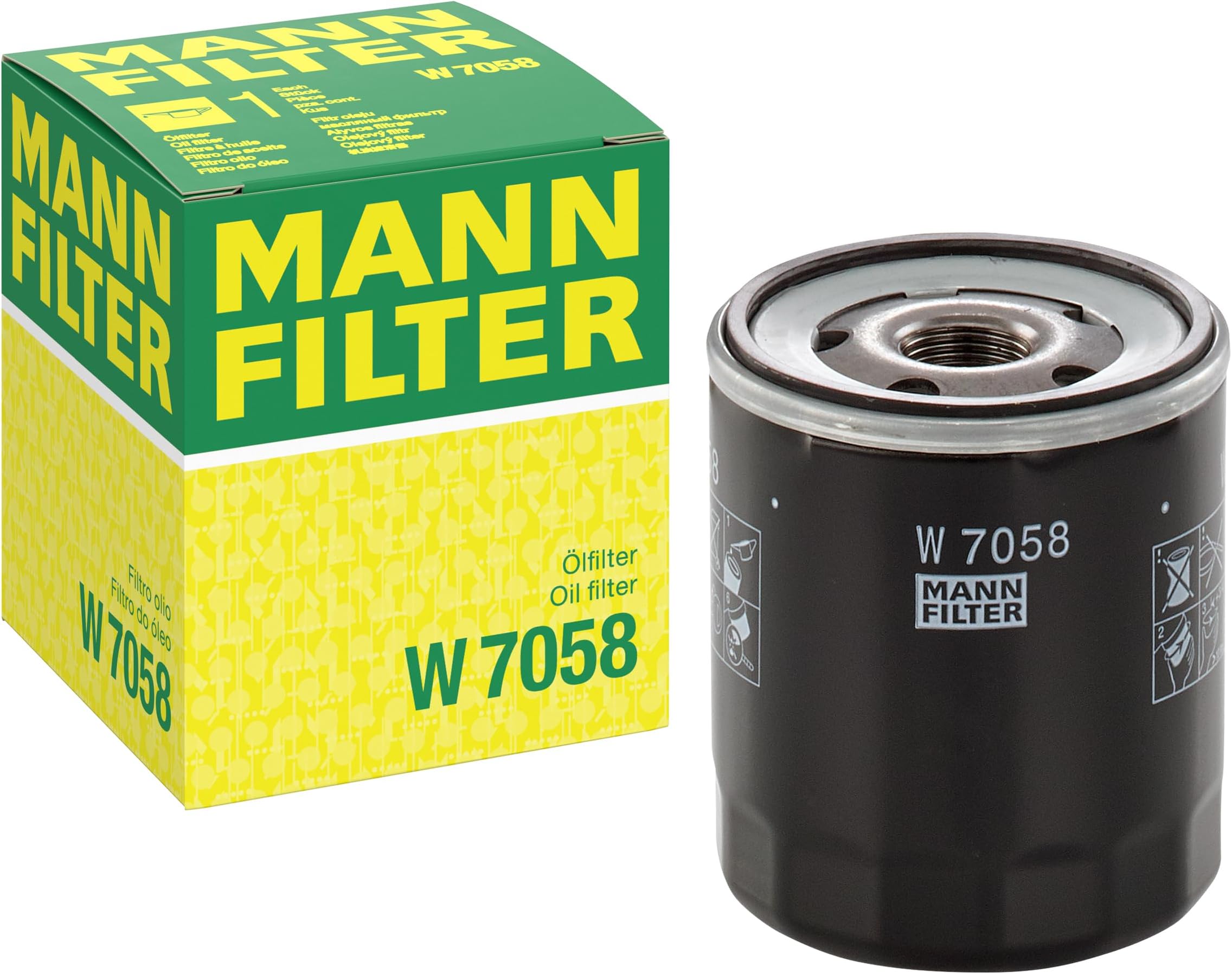 MANN-FILTER W 7058 Oil Filter - for Cars + Transporters