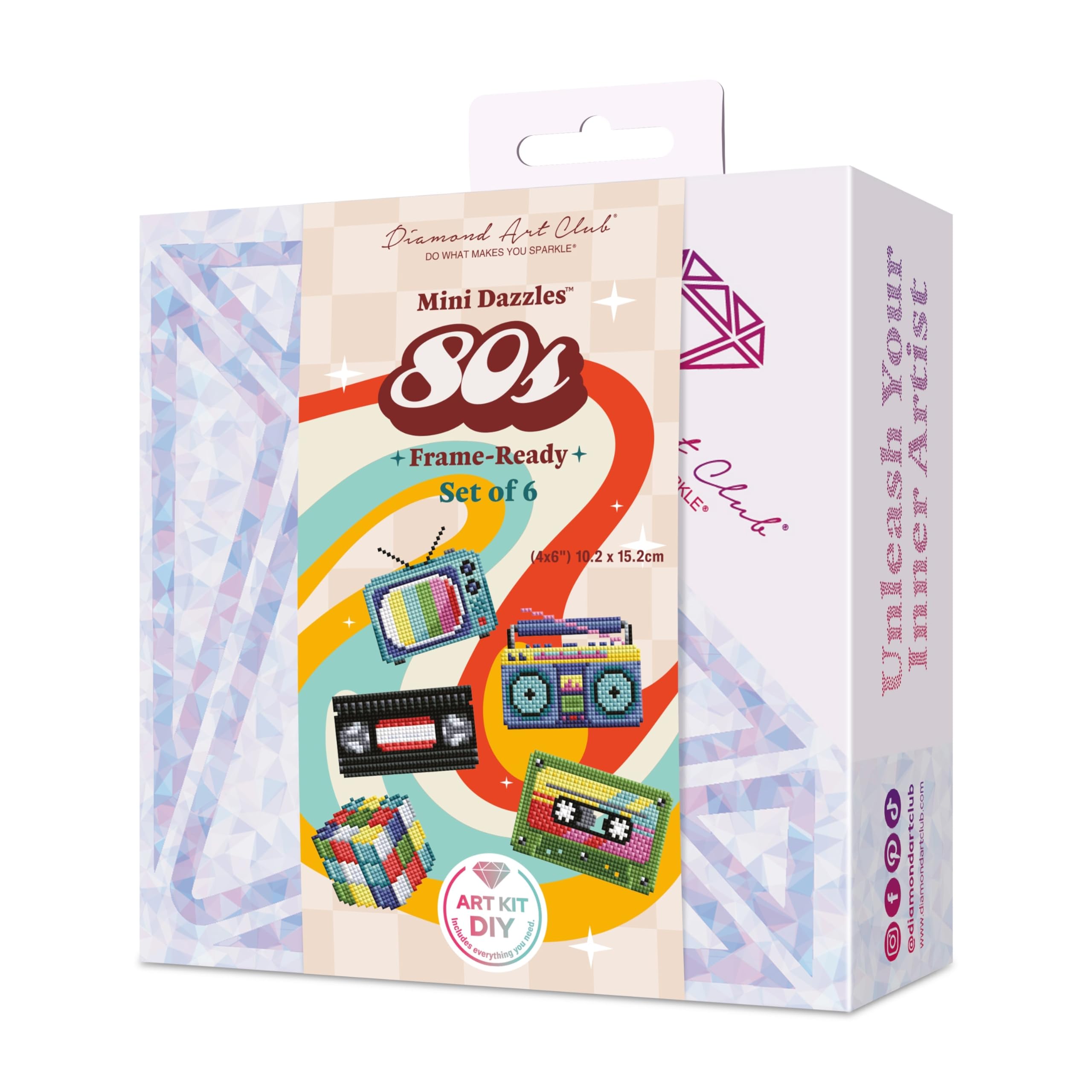 Amazon.com: DIAMOND ART CLUB Mini Dazzles - 80s Diamond Art Kits