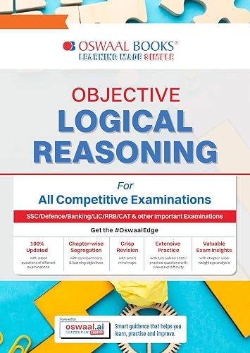 Oswaal Objective Logical Reasoning – Chapterwise, 700+ Past Questions