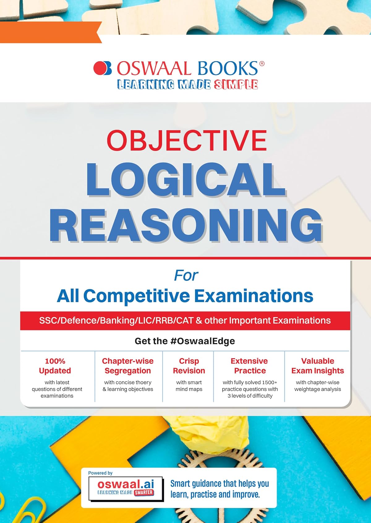 Oswaal Objective Logical Reasoning for All Competitive Exams English Medium |