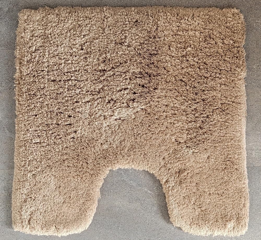 Kleine Wolke 5432254129 WC-Vorleger Bambou, 55 x 55 cm, savannah
