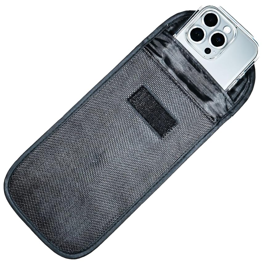 Custodia Premium Anti-Intercettazione e Anti-RFID, Protegge Cellulari, Carte di Credito, e Chiavi Personali/Allarme - Blocco Completo di Segnali RF e NFC, Massima Sicurezza per la Tua Privacy