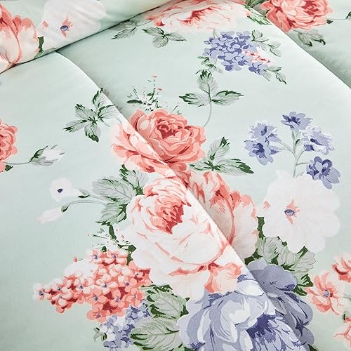 Miniatura 7 de UOZZI BEDDING Juego de edredón reversible de microfibra suave para todas las estaciones (1 edredón, 2 fundas de almohada, 1 sábana encimera, 1