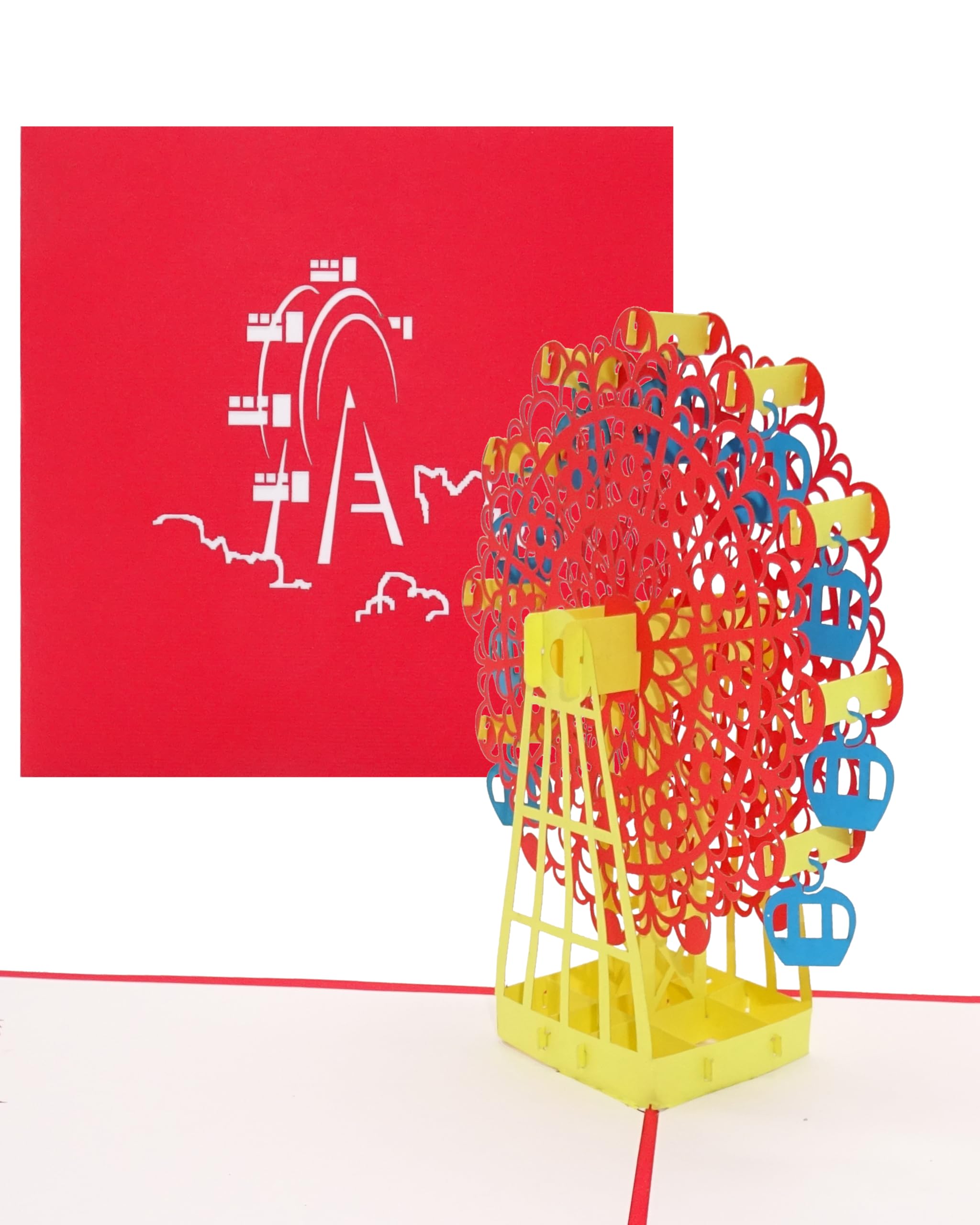 Carte Pop-up « Grande Roue », Carte D'invitation – Carte De Vœux